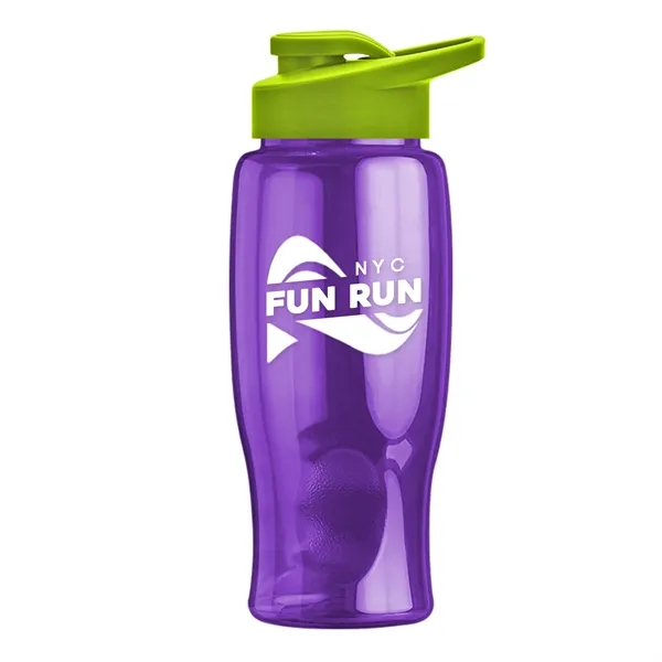 27 Oz. Poly-Pure Transparent Bottle - Snap Lid... from ASI 40480 Koozie Group