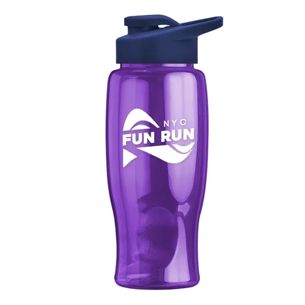 27 Oz. Poly-Pure Transparent Bottle - Snap Lid... from ASI 40480 Koozie Group
