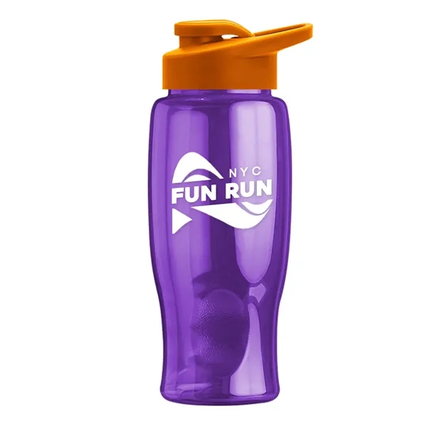 27 Oz. Poly-Pure Transparent Bottle - Snap Lid... from ASI 40480 Koozie Group
