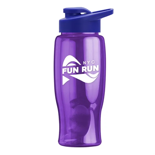 27 Oz. Poly-Pure Transparent Bottle - Snap Lid... from ASI 40480 Koozie Group