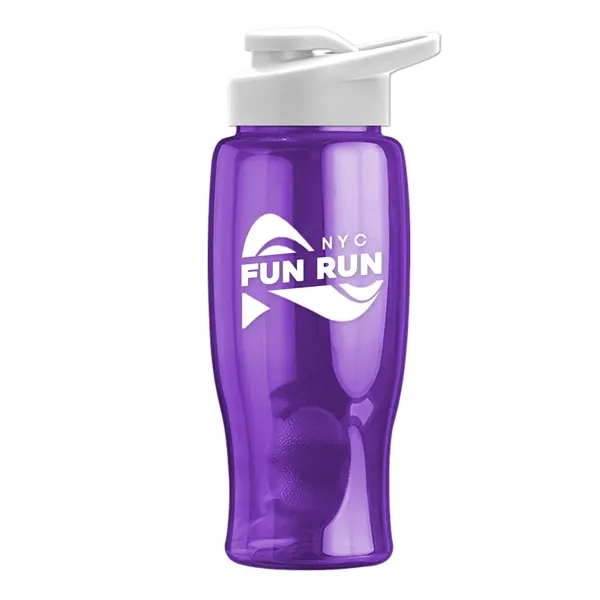 27 Oz. Poly-Pure Transparent Bottle - Snap Lid... from ASI 40480 Koozie Group