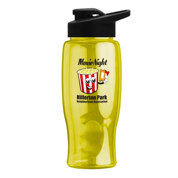 27 Oz. Poly-Pure Transparent Bottle - Snap Lid... from ASI 40480 Koozie Group
