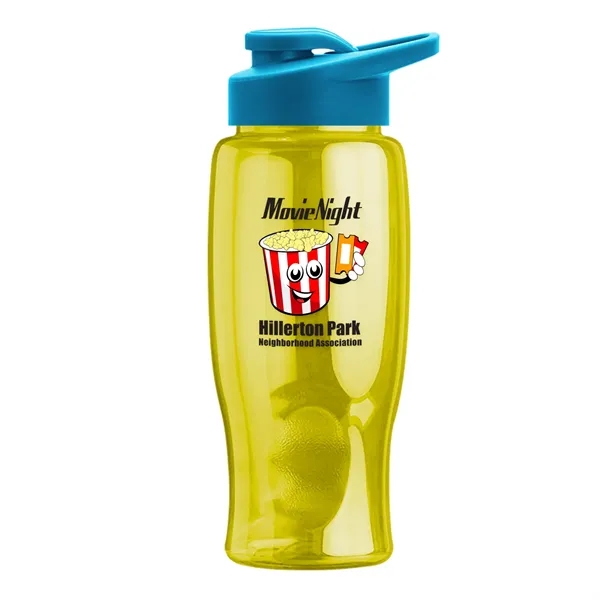 27 Oz. Poly-Pure Transparent Bottle - Snap Lid... from ASI 40480 Koozie Group