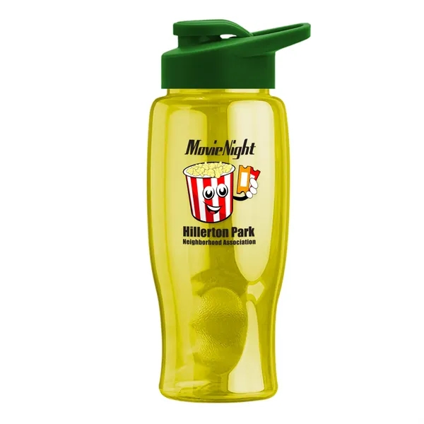 27 Oz. Poly-Pure Transparent Bottle - Snap Lid... from ASI 40480 Koozie Group