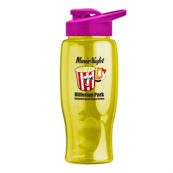 27 Oz. Poly-Pure Transparent Bottle - Snap Lid... from ASI 40480 Koozie Group