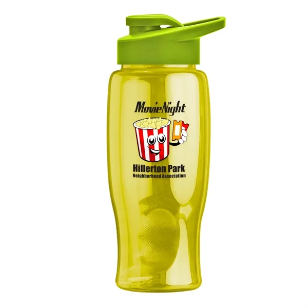 27 Oz. Poly-Pure Transparent Bottle - Snap Lid... from ASI 40480 Koozie Group