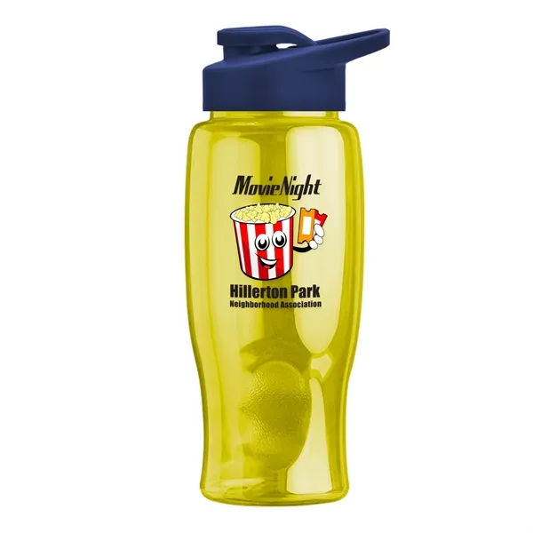 27 Oz. Poly-Pure Transparent Bottle - Snap Lid... from ASI 40480 Koozie Group