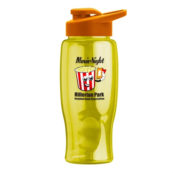 27 Oz. Poly-Pure Transparent Bottle - Snap Lid... from ASI 40480 Koozie Group