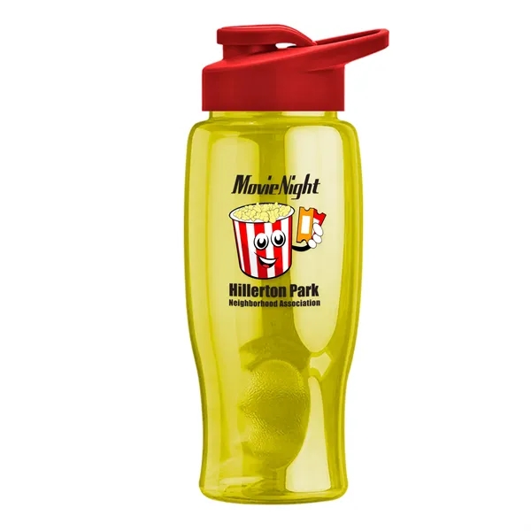 27 Oz. Poly-Pure Transparent Bottle - Snap Lid... from ASI 40480 Koozie Group