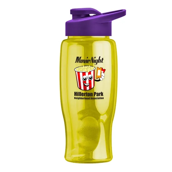 27 Oz. Poly-Pure Transparent Bottle - Snap Lid... from ASI 40480 Koozie Group