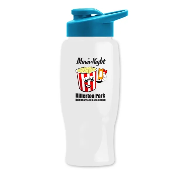 27 Oz. Poly-Pure Transparent Bottle - Snap Lid... from ASI 40480 Koozie Group