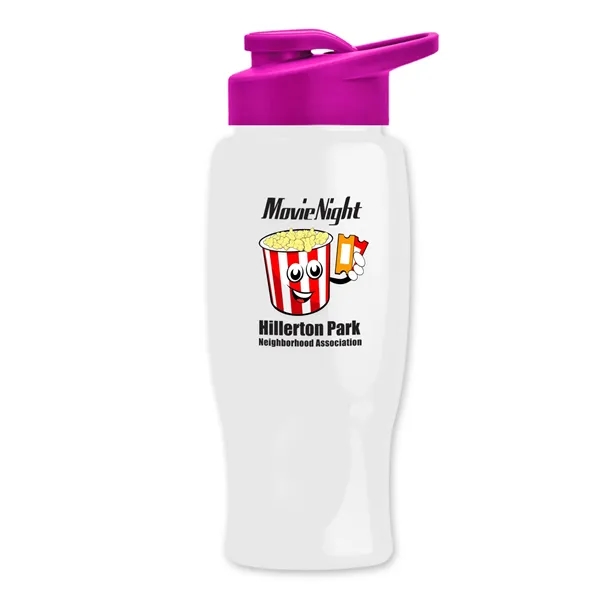 27 Oz. Poly-Pure Transparent Bottle - Snap Lid... from ASI 40480 Koozie Group