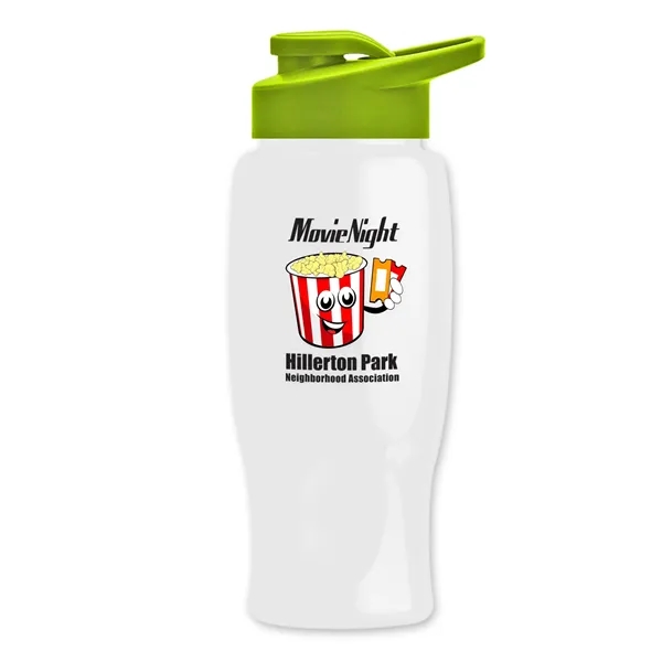 27 Oz. Poly-Pure Transparent Bottle - Snap Lid... from ASI 40480 Koozie Group