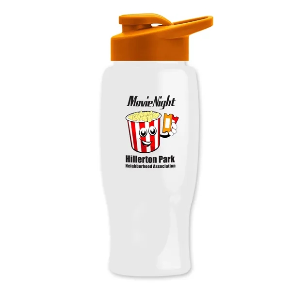 27 Oz. Poly-Pure Transparent Bottle - Snap Lid... from ASI 40480 Koozie Group