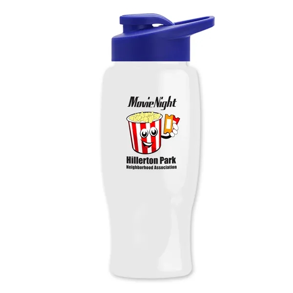 27 Oz. Poly-Pure Transparent Bottle - Snap Lid... from ASI 40480 Koozie Group