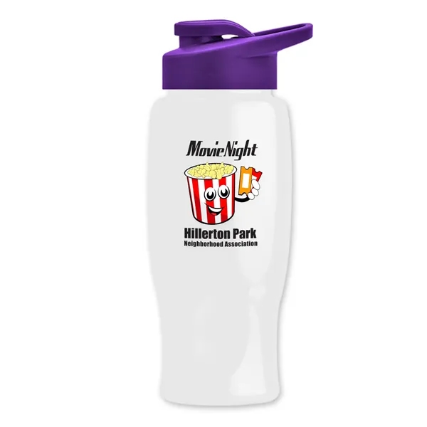 27 Oz. Poly-Pure Transparent Bottle - Snap Lid... from ASI 40480 Koozie Group