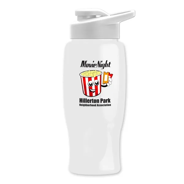 27 Oz. Poly-Pure Transparent Bottle - Snap Lid... from ASI 40480 Koozie Group