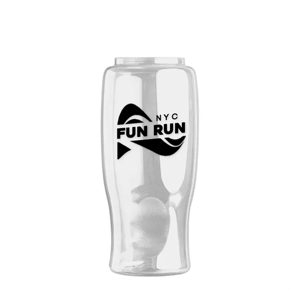 27 Oz. Poly-Pure Transparent Bottle - Snap Lid... from ASI 40480 Koozie Group