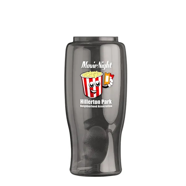 27 Oz. Poly-Pure Transparent Bottle - Snap Lid... from ASI 40480 Koozie Group