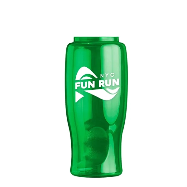 27 Oz. Poly-Pure Transparent Bottle - Snap Lid... from ASI 40480 Koozie Group