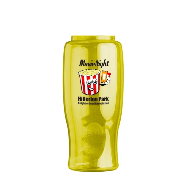 27 Oz. Poly-Pure Transparent Bottle - Snap Lid... from ASI 40480 Koozie Group