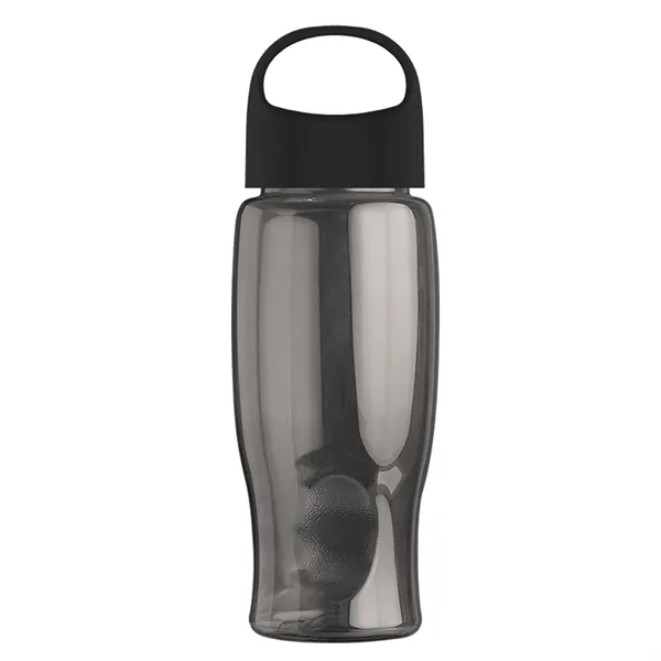Poly-Pure - 27 Oz. Transparent Bottle With Oval Crest Lid... from ASI 40480 Koozie Group