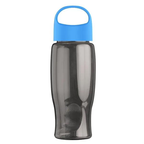 Poly-Pure - 27 Oz. Transparent Bottle With Oval Crest Lid... from ASI 40480 Koozie Group