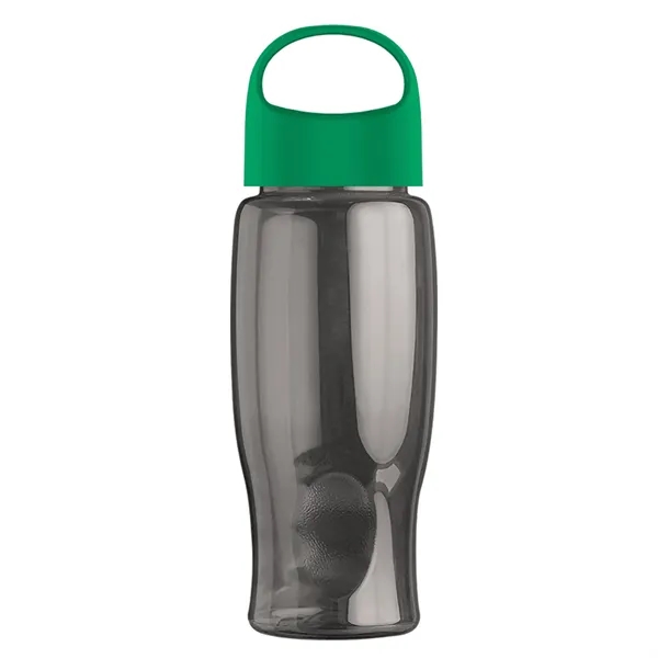 Poly-Pure - 27 Oz. Transparent Bottle With Oval Crest Lid... from ASI 40480 Koozie Group