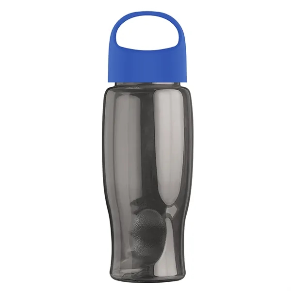 Poly-Pure - 27 Oz. Transparent Bottle With Oval Crest Lid... from ASI 40480 Koozie Group