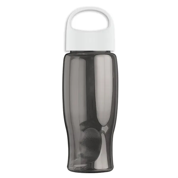 Poly-Pure - 27 Oz. Transparent Bottle With Oval Crest Lid... from ASI 40480 Koozie Group