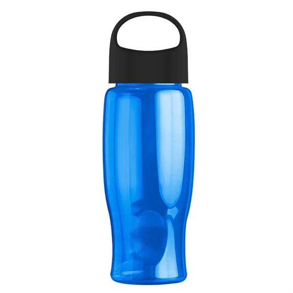 Poly-Pure - 27 Oz. Transparent Bottle With Oval Crest Lid... from ASI 40480 Koozie Group