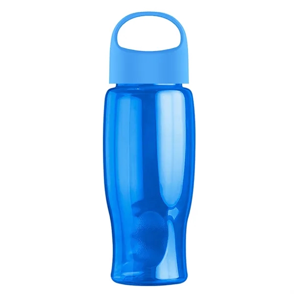 Poly-Pure - 27 Oz. Transparent Bottle With Oval Crest Lid... from ASI 40480 Koozie Group