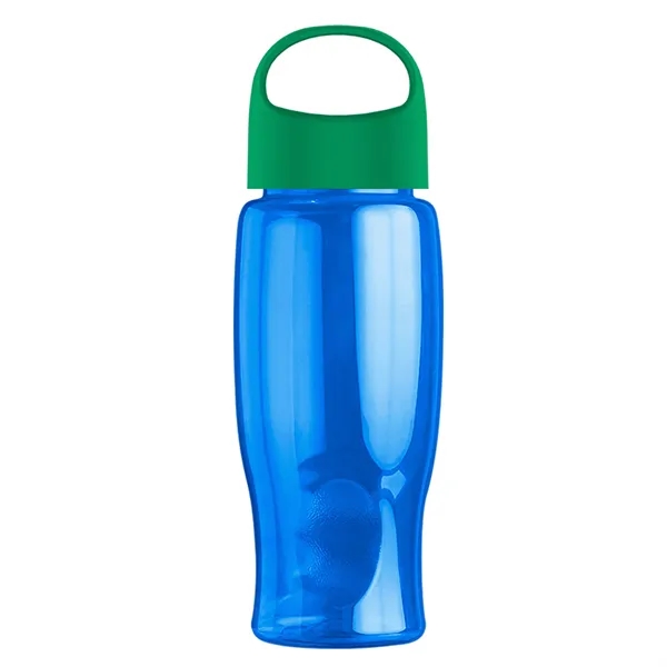 Poly-Pure - 27 Oz. Transparent Bottle With Oval Crest Lid... from ASI 40480 Koozie Group