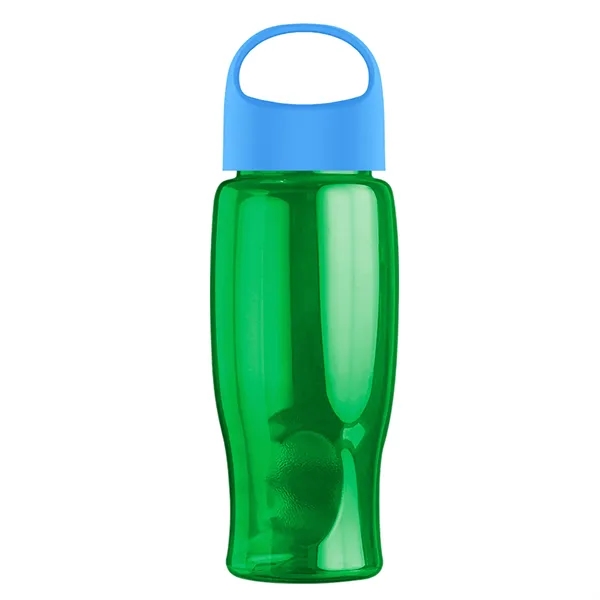 Poly-Pure - 27 Oz. Transparent Bottle With Oval Crest Lid... from ASI 40480 Koozie Group