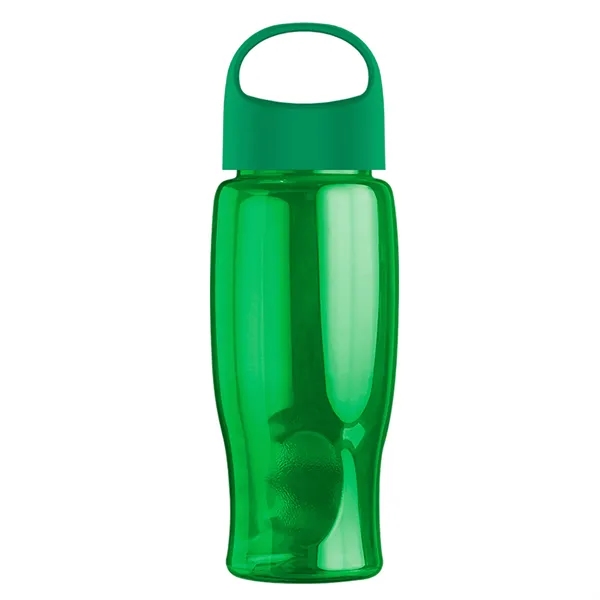 Poly-Pure - 27 Oz. Transparent Bottle With Oval Crest Lid... from ASI 40480 Koozie Group