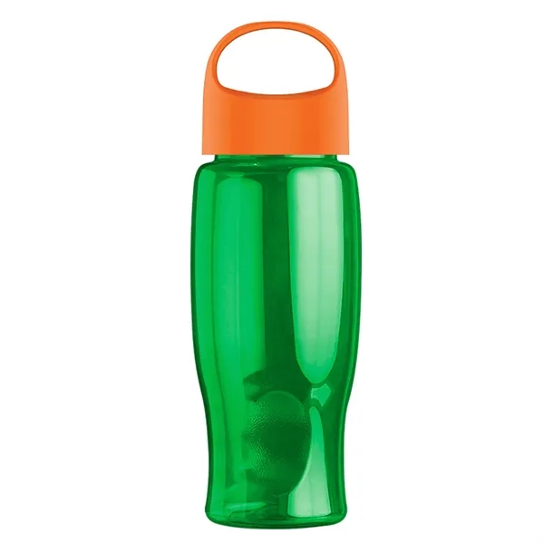 Poly-Pure - 27 Oz. Transparent Bottle With Oval Crest Lid... from ASI 40480 Koozie Group