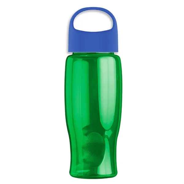 Poly-Pure - 27 Oz. Transparent Bottle With Oval Crest Lid... from ASI 40480 Koozie Group