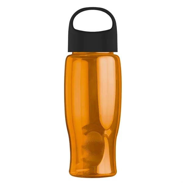 Poly-Pure - 27 Oz. Transparent Bottle With Oval Crest Lid... from ASI 40480 Koozie Group