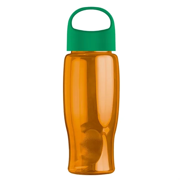 Poly-Pure - 27 Oz. Transparent Bottle With Oval Crest Lid... from ASI 40480 Koozie Group
