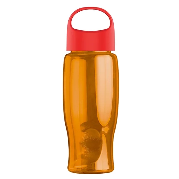 Poly-Pure - 27 Oz. Transparent Bottle With Oval Crest Lid... from ASI 40480 Koozie Group