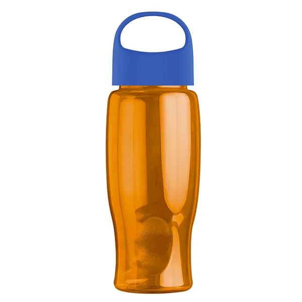 Poly-Pure - 27 Oz. Transparent Bottle With Oval Crest Lid... from ASI 40480 Koozie Group