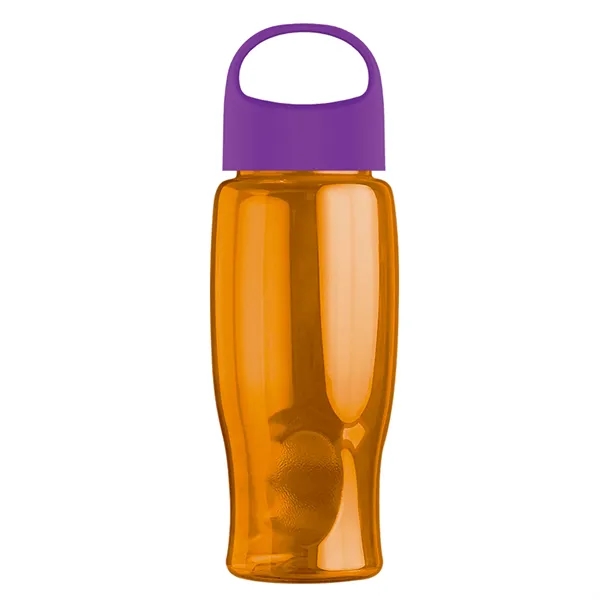 Poly-Pure - 27 Oz. Transparent Bottle With Oval Crest Lid... from ASI 40480 Koozie Group