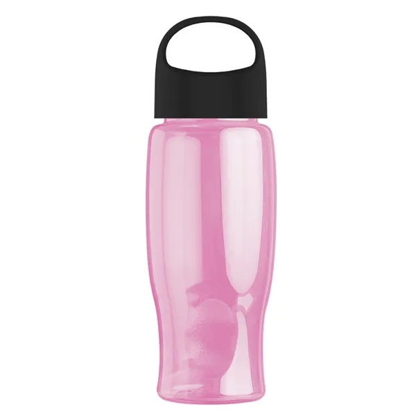 Poly-Pure - 27 Oz. Transparent Bottle With Oval Crest Lid... from ASI 40480 Koozie Group