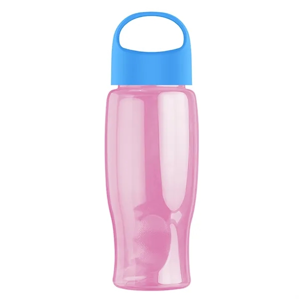 Poly-Pure - 27 Oz. Transparent Bottle With Oval Crest Lid... from ASI 40480 Koozie Group