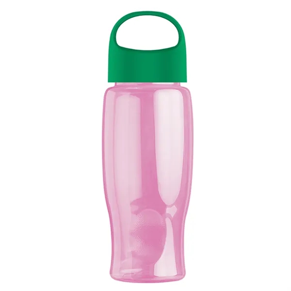 Poly-Pure - 27 Oz. Transparent Bottle With Oval Crest Lid... from ASI 40480 Koozie Group