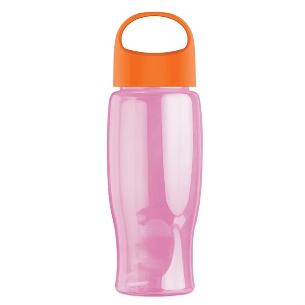 Poly-Pure - 27 Oz. Transparent Bottle With Oval Crest Lid... from ASI 40480 Koozie Group