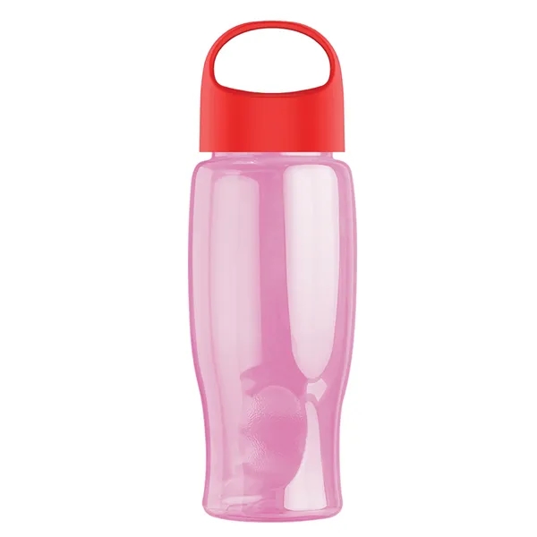 Poly-Pure - 27 Oz. Transparent Bottle With Oval Crest Lid... from ASI 40480 Koozie Group