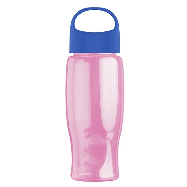 Poly-Pure - 27 Oz. Transparent Bottle With Oval Crest Lid... from ASI 40480 Koozie Group