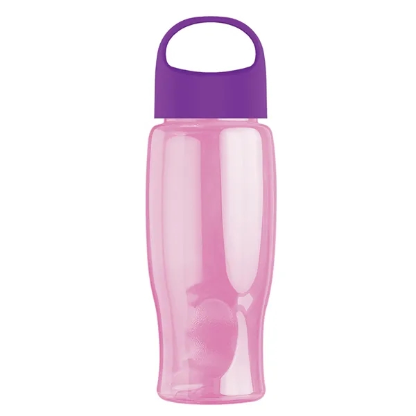 Poly-Pure - 27 Oz. Transparent Bottle With Oval Crest Lid... from ASI 40480 Koozie Group