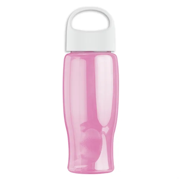 Poly-Pure - 27 Oz. Transparent Bottle With Oval Crest Lid... from ASI 40480 Koozie Group